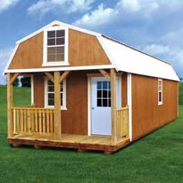 Urethane Lofted Barn Cabin