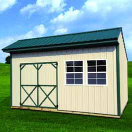Z-Metal Cottage Shed